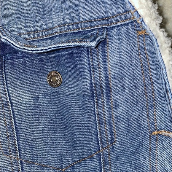 sherpa denim jacket - Picture 4 of 6